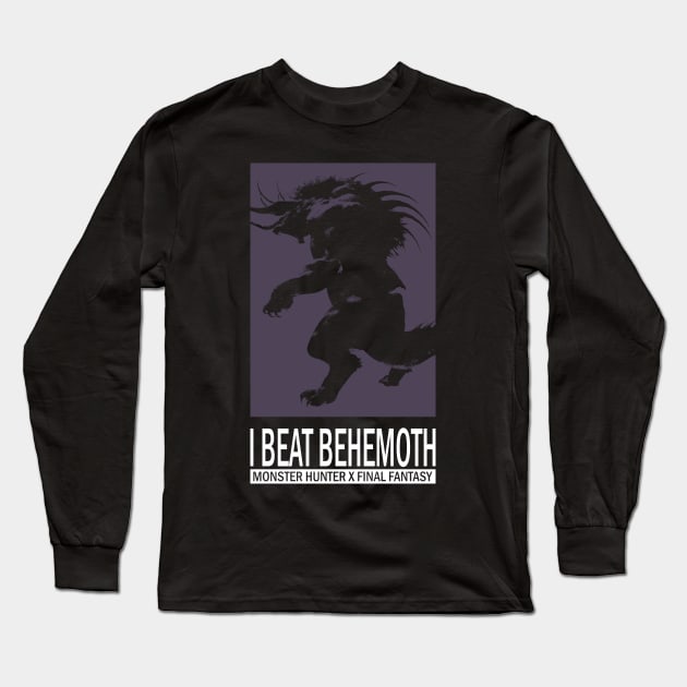 I Beat Behemoth Long Sleeve T-Shirt by SerenityDiscord